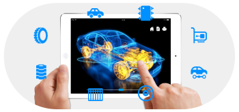 3D空間をベースとした直感的なUI