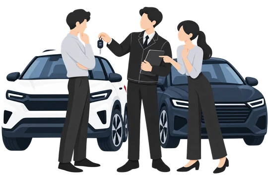 新型車の体験比較・試乗会