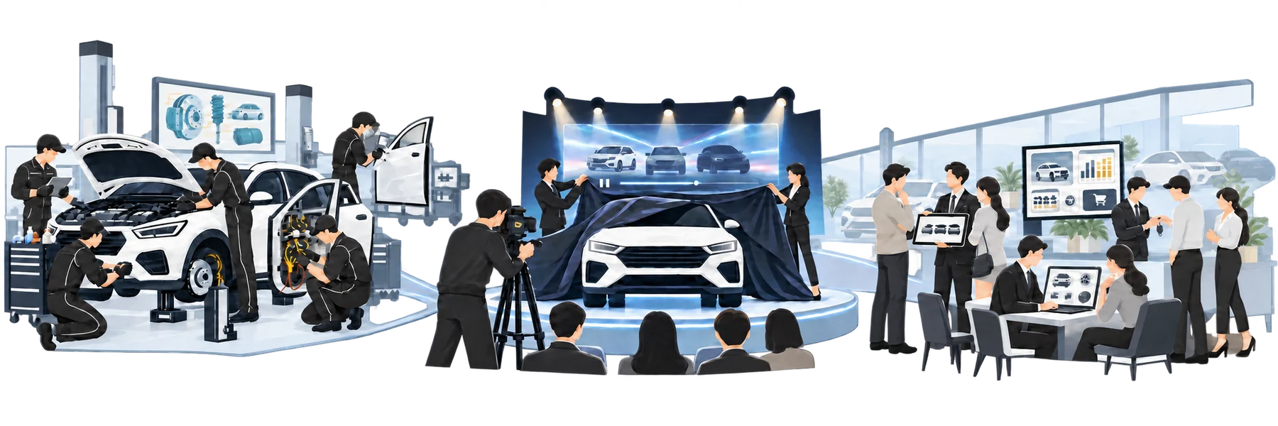 標準化・技術情報整備とマーケティングが同じ情報からつながる全体像